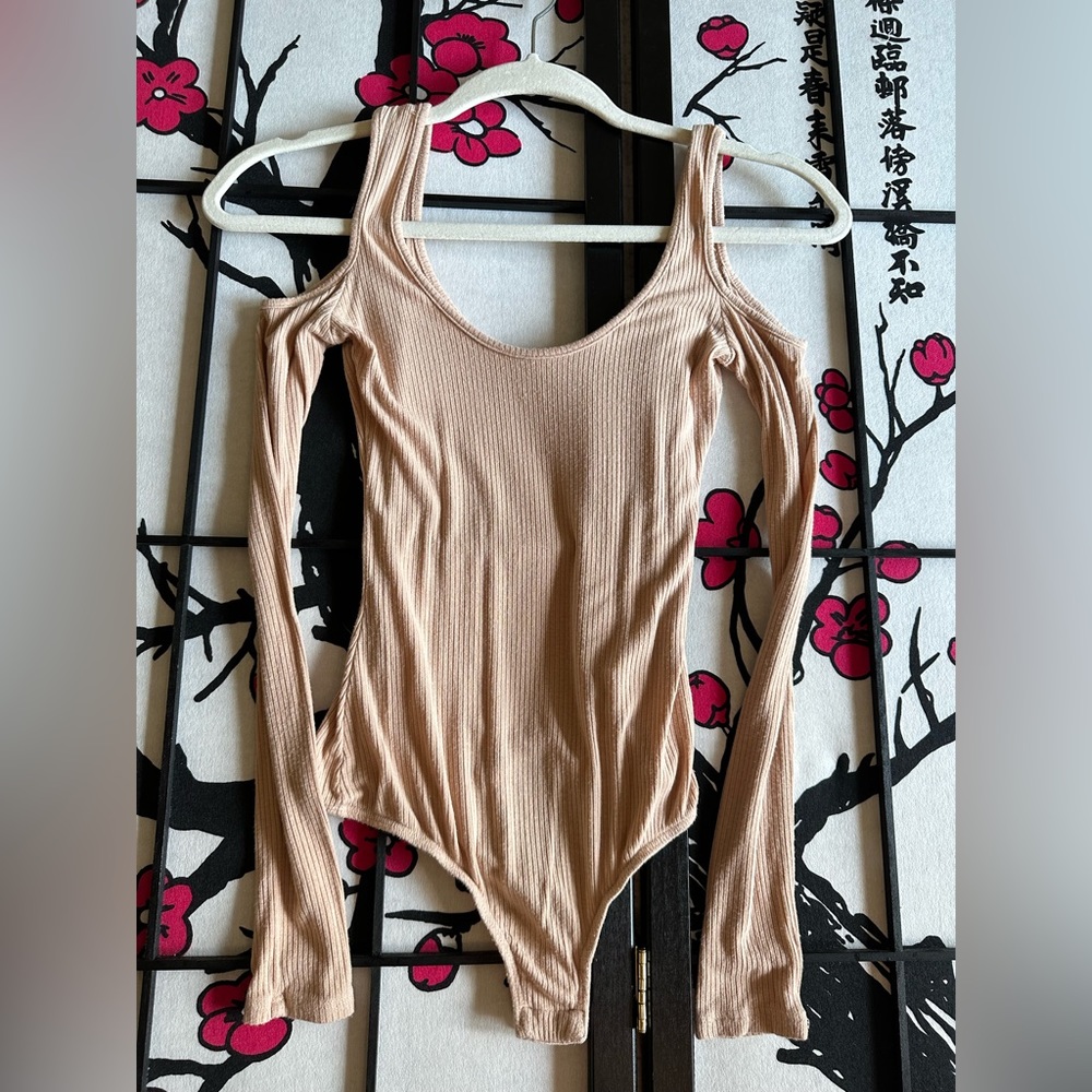 Dance&Marvel Nude Long-Sleeve Bodysuit